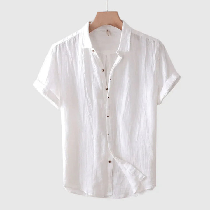 Lucas Larvotto Linen Shirt Cairns Closet