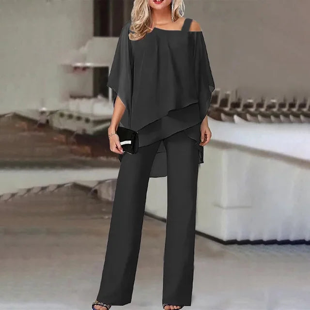 Jette™ - Casual Off-Shoulder Set