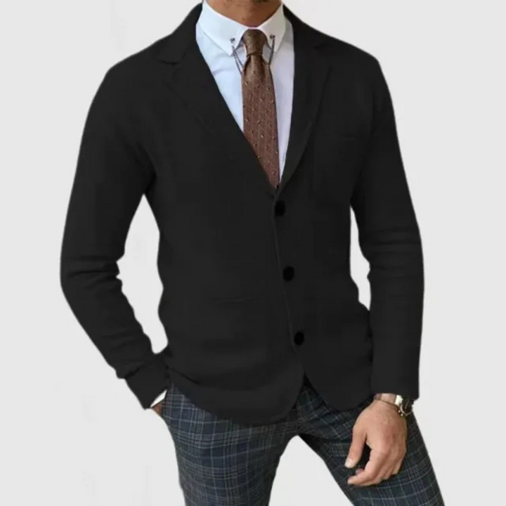 Men’s Knitted Slim Fit Blazer | Lightweight