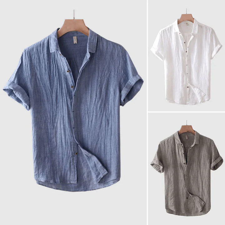 Lucas Larvotto Linen Shirt Cairns Closet