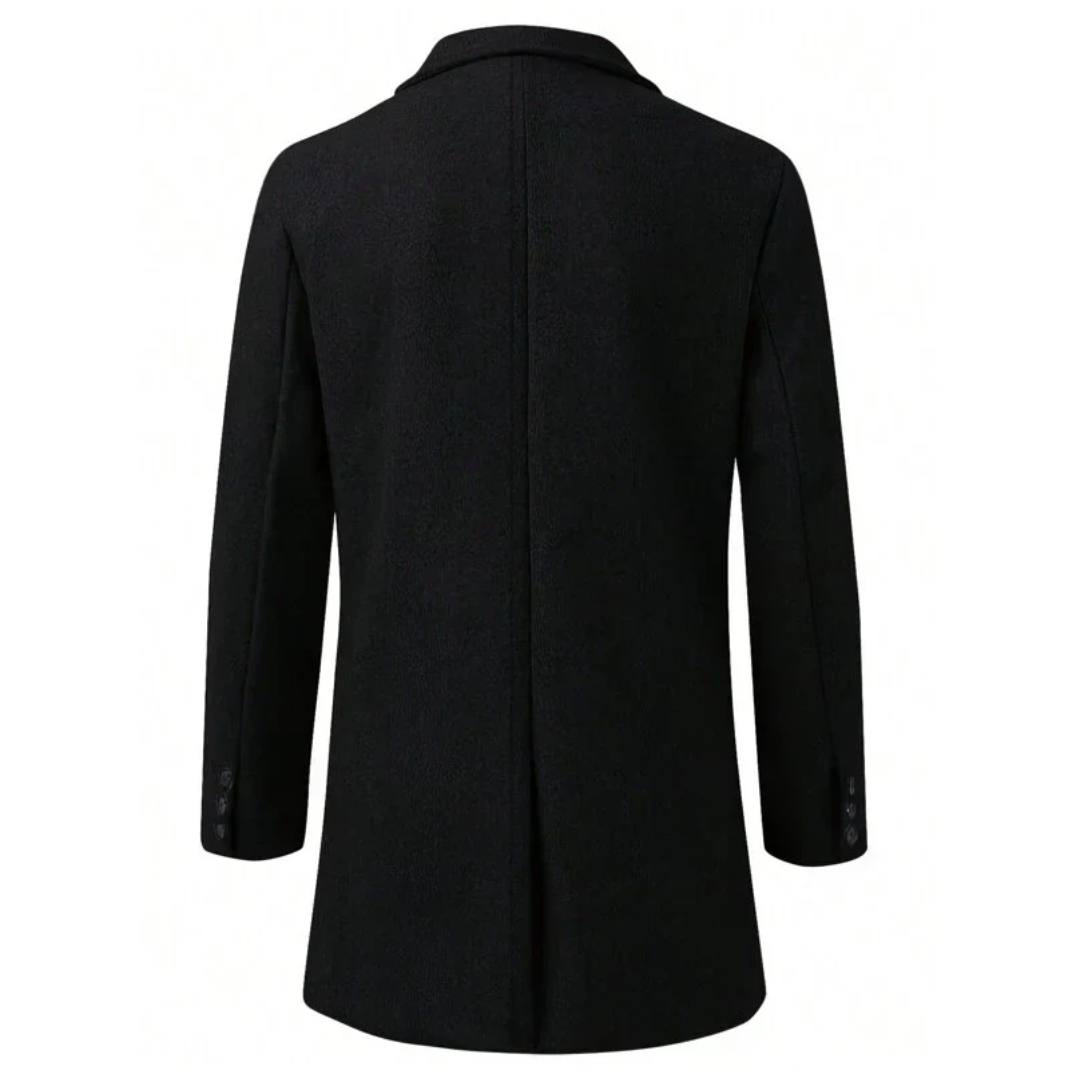 Manteau de Trench Classique pour Homme, Longueur Maxi, pour l'Hiver