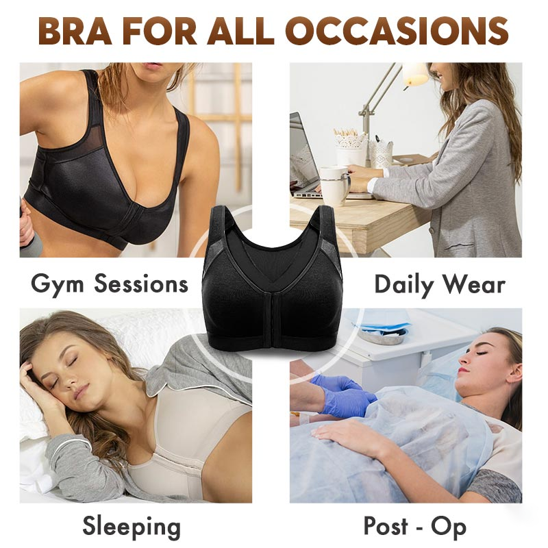 ComfyBra - Front-closure wireless-back-support posture bra (1+2 FREE)