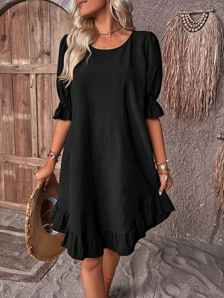 Zeniah™ | Dress Puffed Sleeves Cairns Closet