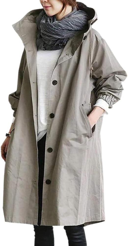 Women’s Stylish Long Trench Coat | Lightweight Design