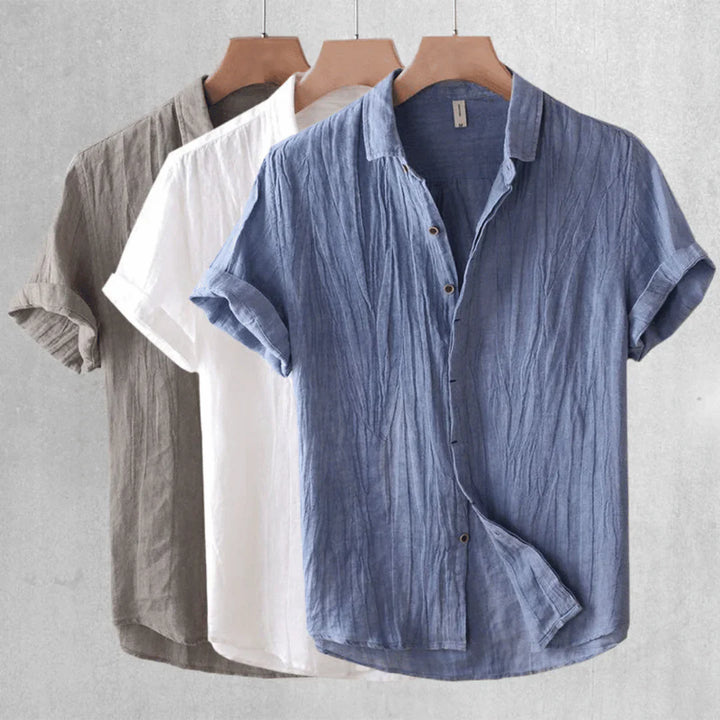 Lucas Larvotto Linen Shirt Cairns Closet