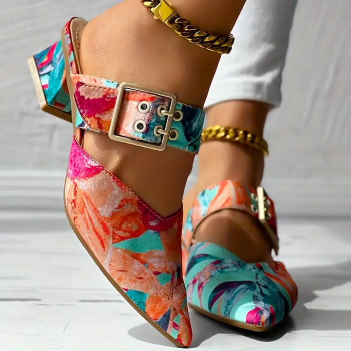 Connie™ - Floral Print Sandals