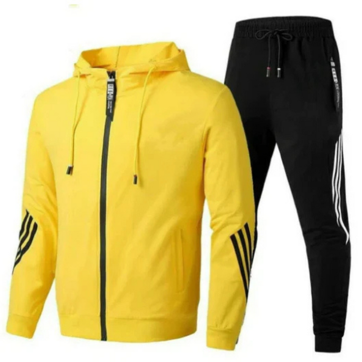 Ensemble survêtement homme deux pièces, style athlétique | Sporty