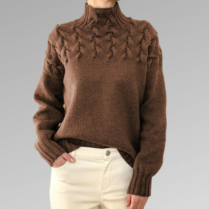 Alice | Ribbed Turtleneck Sweater Cairns Closet