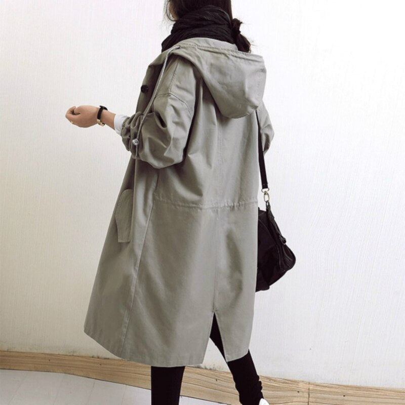 Women’s Stylish Long Trench Coat | Lightweight Design