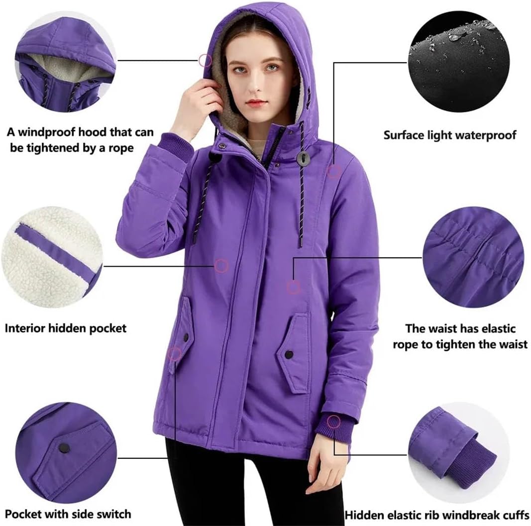 Women's Waterproof Thickened Jacket Cairns Closet