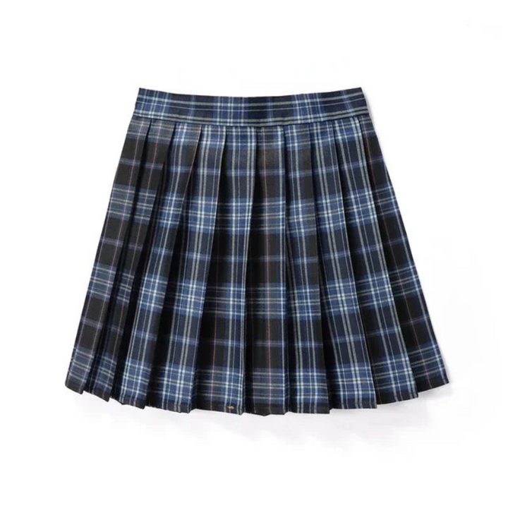 Plaid Mini Skirt for Women | Pleated