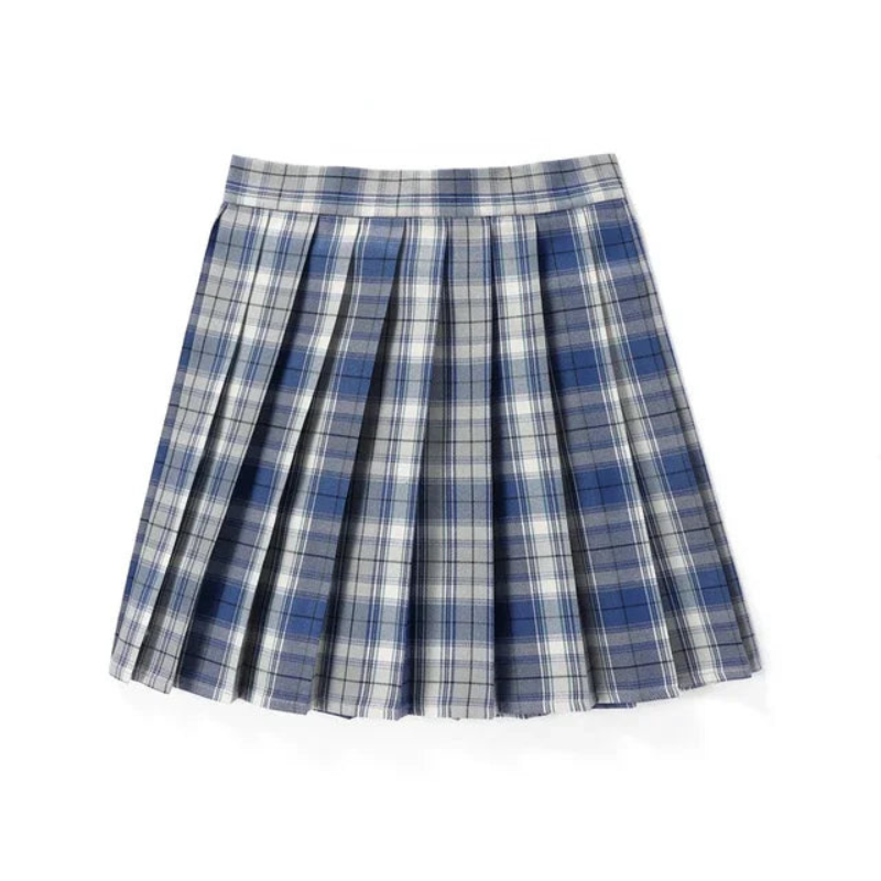 Plaid Mini Skirt for Women | Pleated