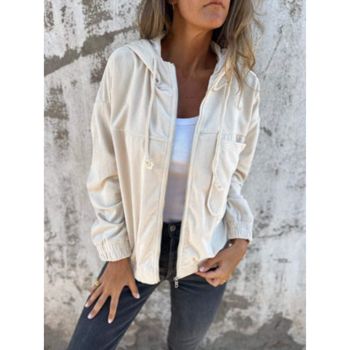 Women's Stylish Hooded Jacket | Long Sleeves