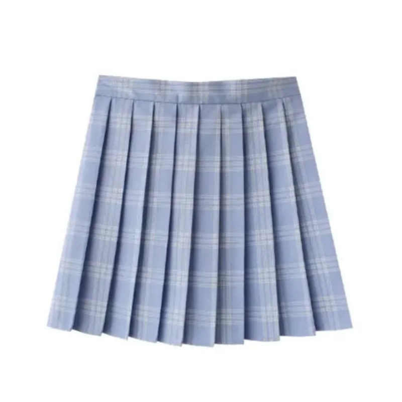Plaid Mini Skirt for Women | Pleated