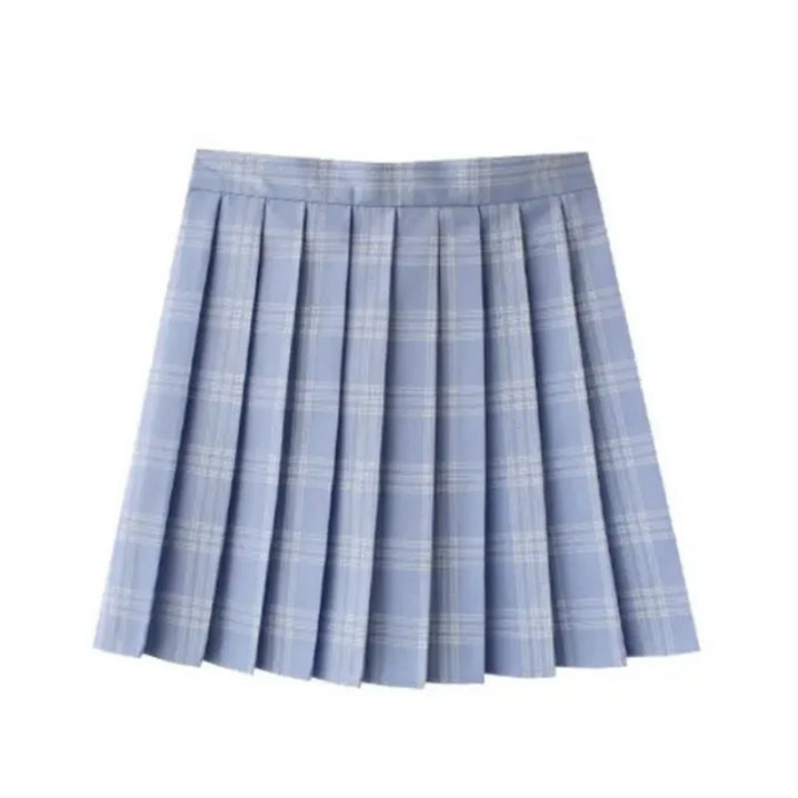 Plaid Mini Skirt for Women | Pleated