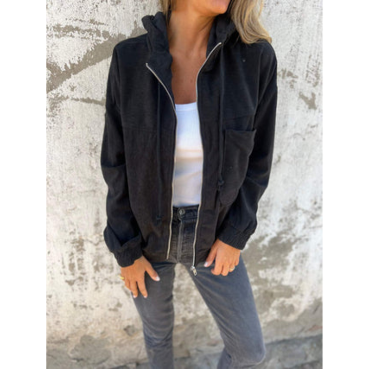 Women's Stylish Hooded Jacket | Long Sleeves