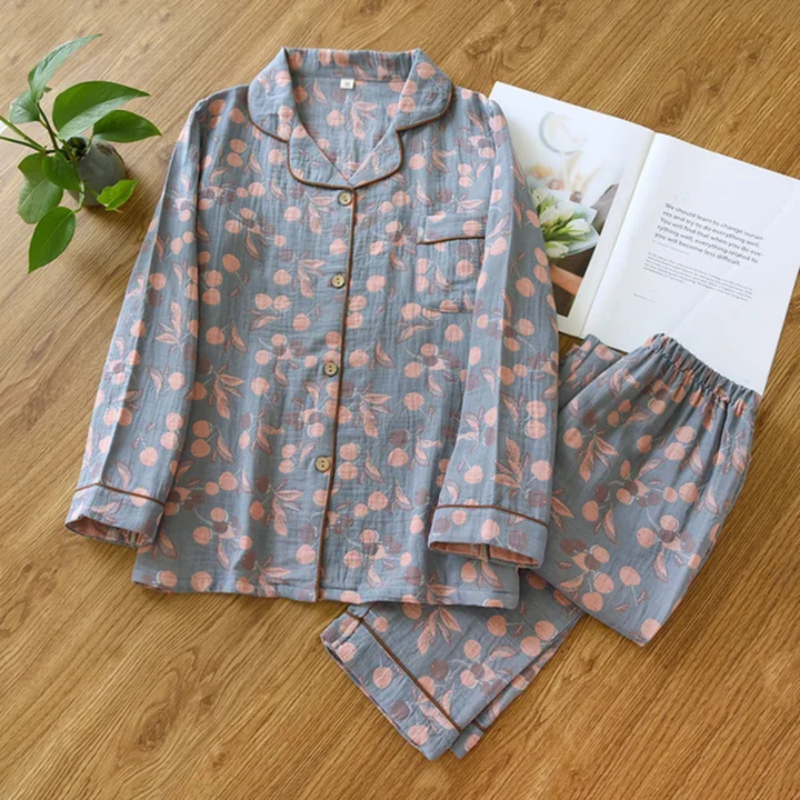 Pyjama à motifs floraux pour femmes | Confortable