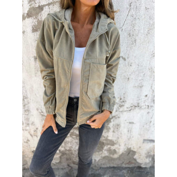 Women's Stylish Hooded Jacket | Long Sleeves