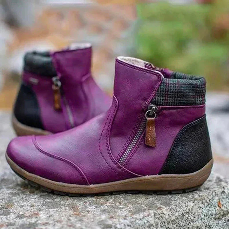 Ellen - Premium Zipper Orthopedic Waterproof Boots Cairns Closet