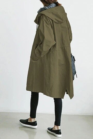 Women’s Stylish Long Trench Coat | Lightweight Design