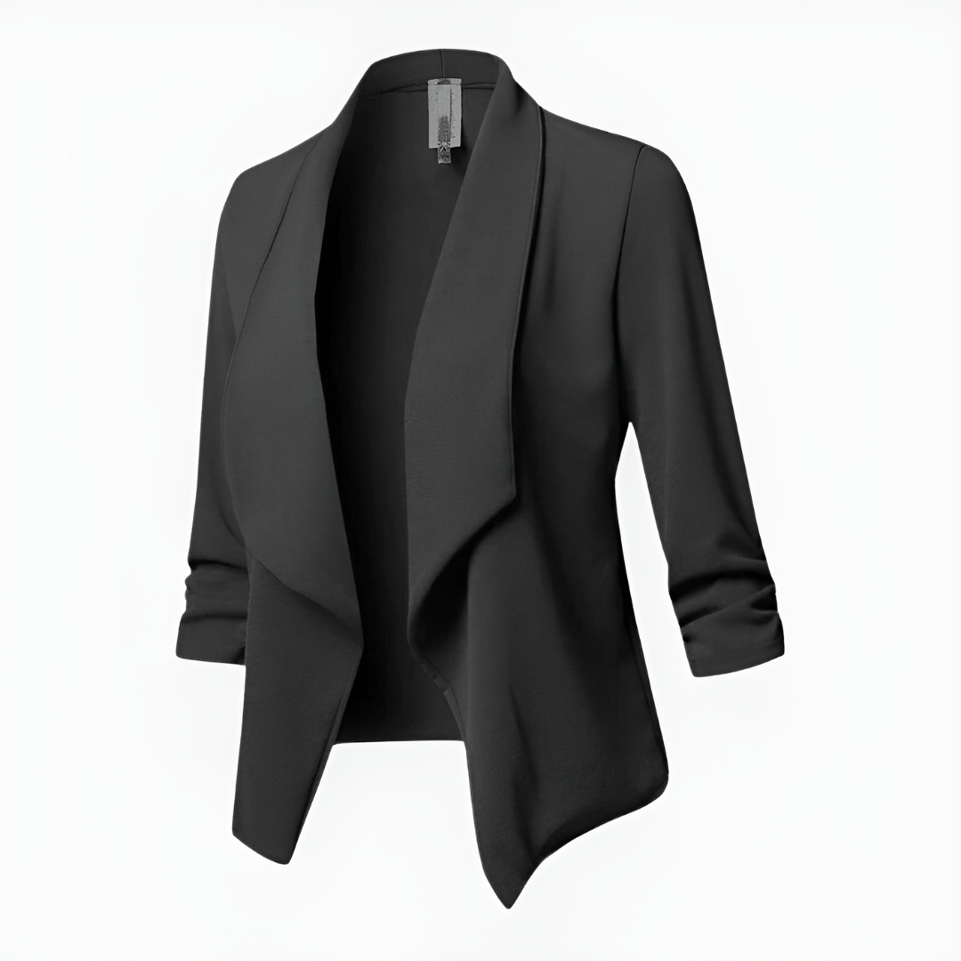 Blazer chic à manches longues pour femme | Élégant