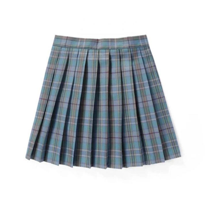 Plaid Mini Skirt for Women | Pleated
