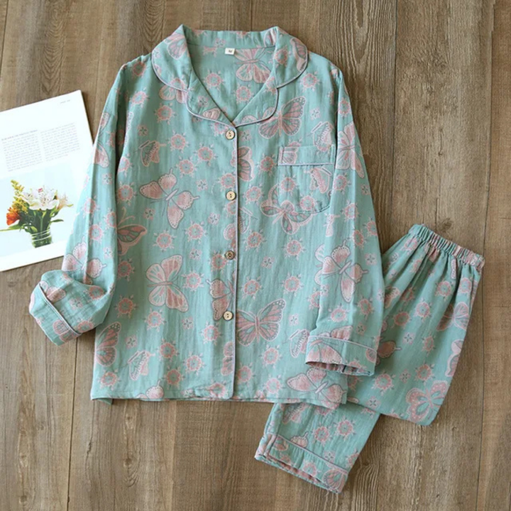 Pyjama à motifs floraux pour femmes | Confortable