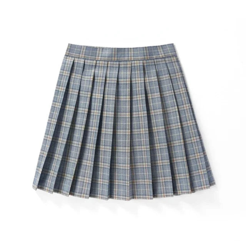 Plaid Mini Skirt for Women | Pleated