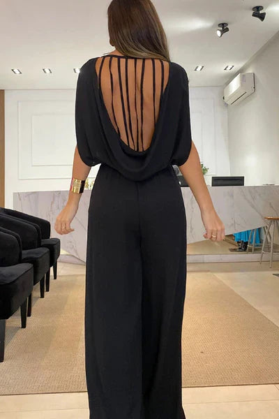 Althea - Elegant sleeveless backless jumpsuit