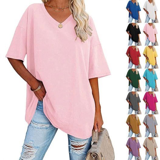 Ladies V-Neck T-Shirt Cairns Closet