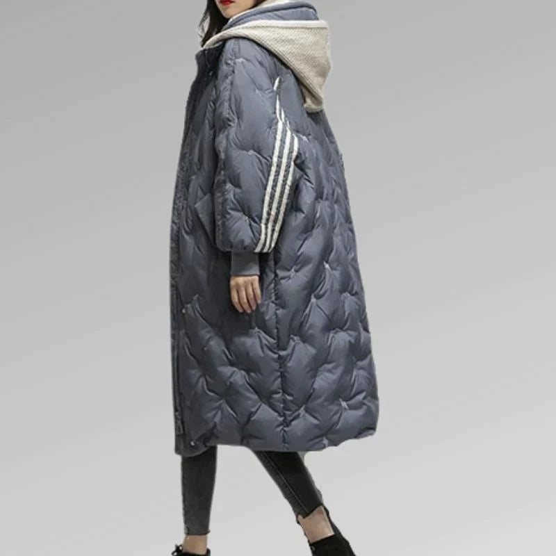 Women’s Quilted Long Jacket | Stylish Warmth