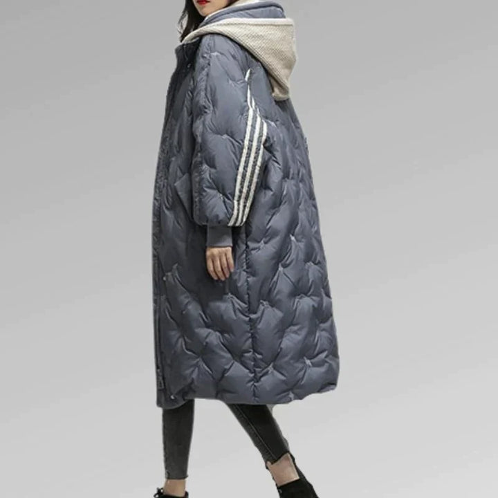 Women’s Quilted Long Jacket | Stylish Warmth