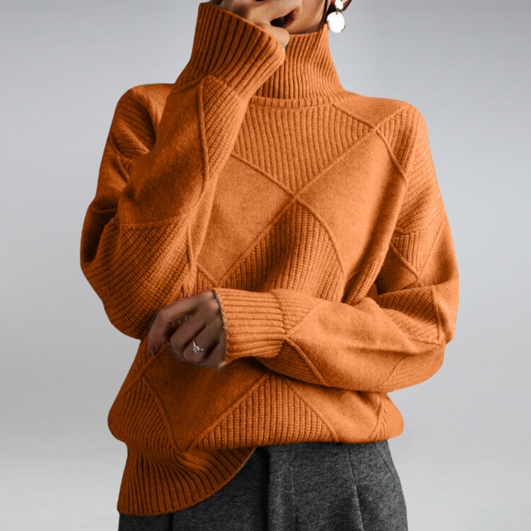 Adelle™ Cashmere Turtleneck Sweater Cairns Closet