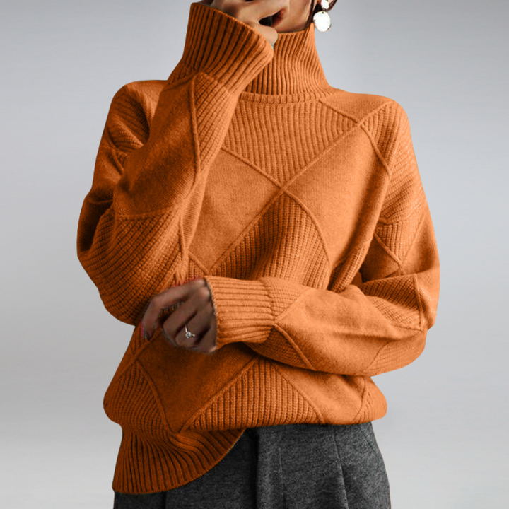 Adelle™ Cashmere Turtleneck Sweater Cairns Closet