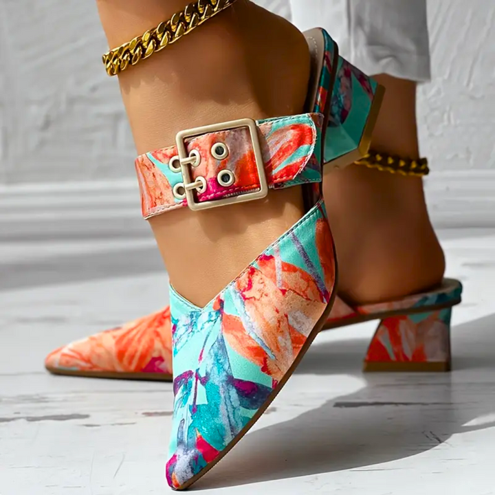 Connie™ - Floral Print Sandals