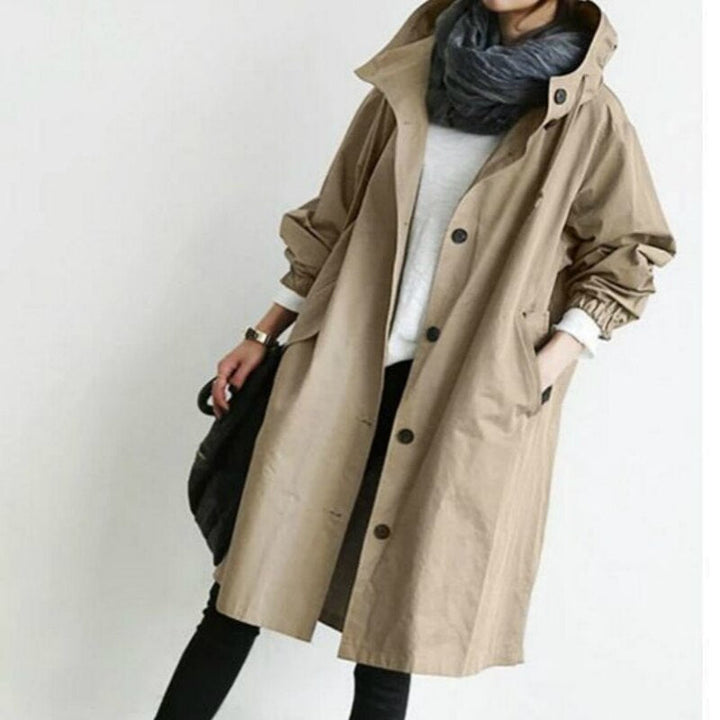 Women’s Stylish Long Trench Coat | Lightweight Design