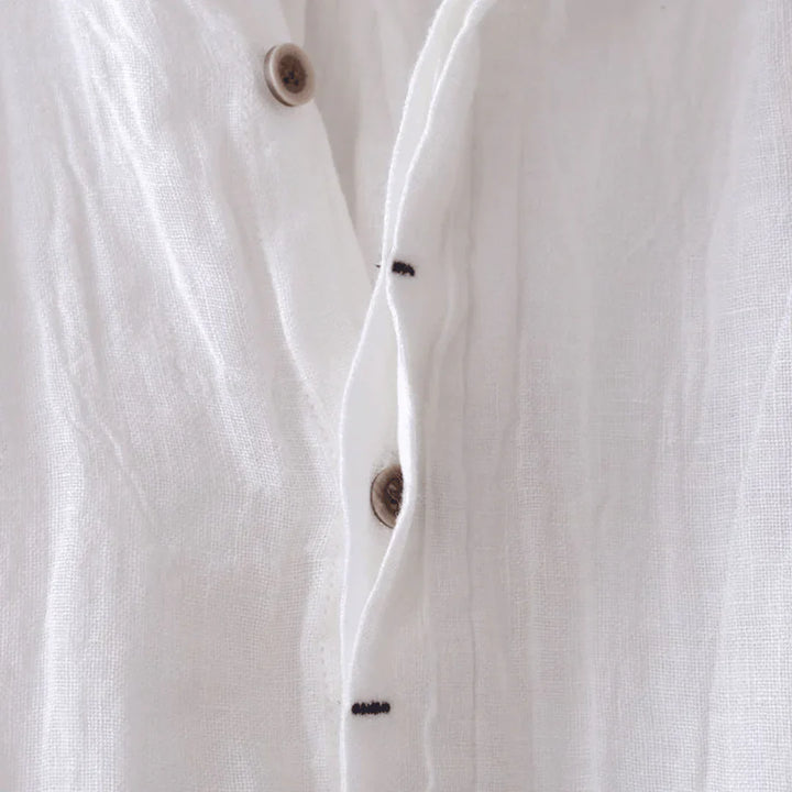 Lucas Larvotto Linen Shirt Cairns Closet