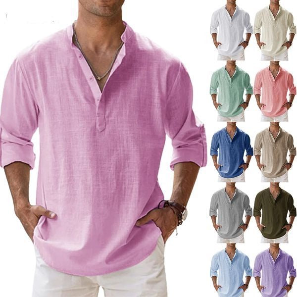 Diora™ | Airy Linen - Spring and Autumn Shirts for Breathable Men Cairns Closet