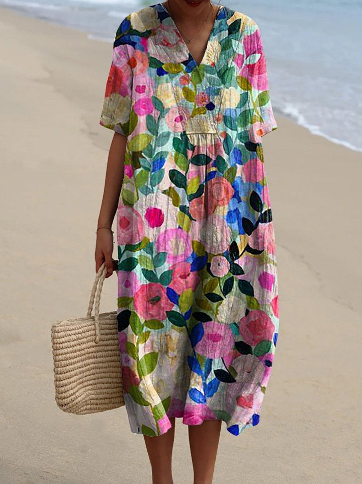 Robe à fleurs de marguerite