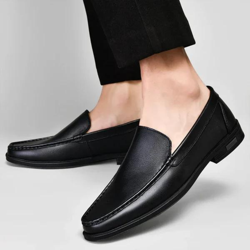 Pelle Italiana Genuine Leather Loafers Cairns Closet