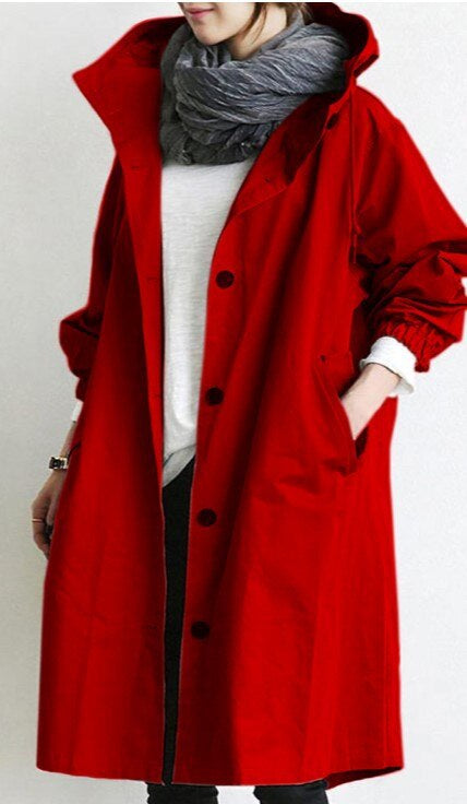 Women’s Stylish Long Trench Coat | Lightweight Design