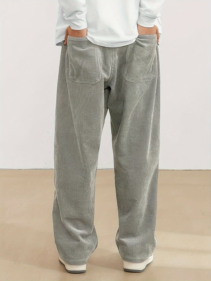 Men's Relaxed Fit Trousers, Versatile