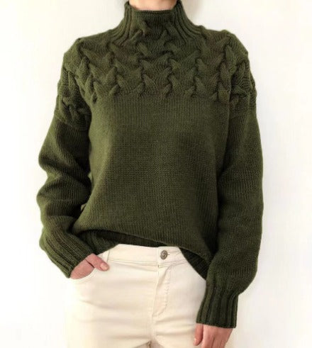 Alice | Ribbed Turtleneck Sweater Cairns Closet