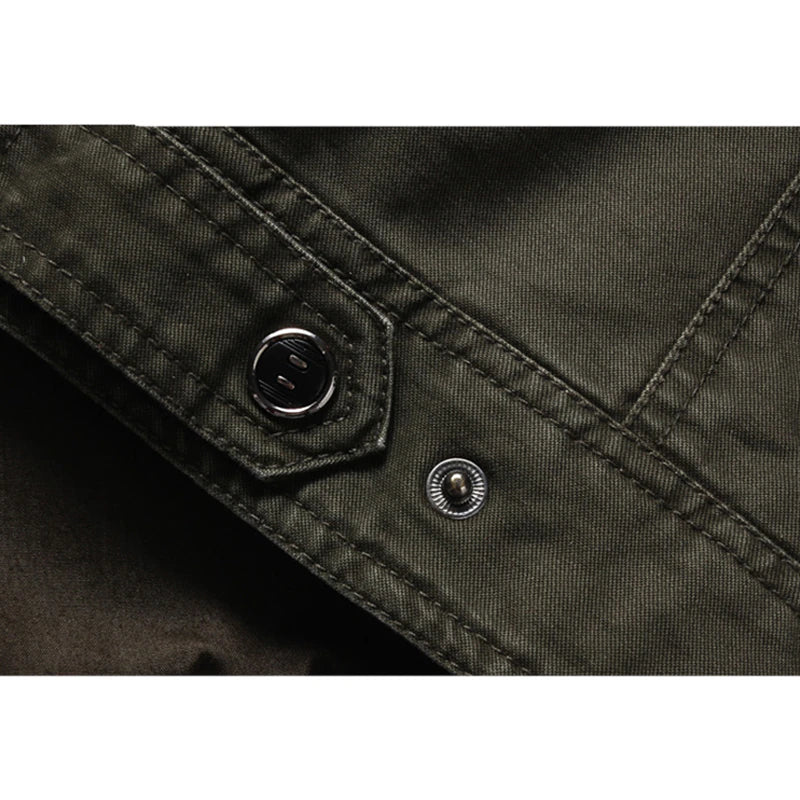 Veste motard élégante à manches longues pour homme, design à fermeture éclair.