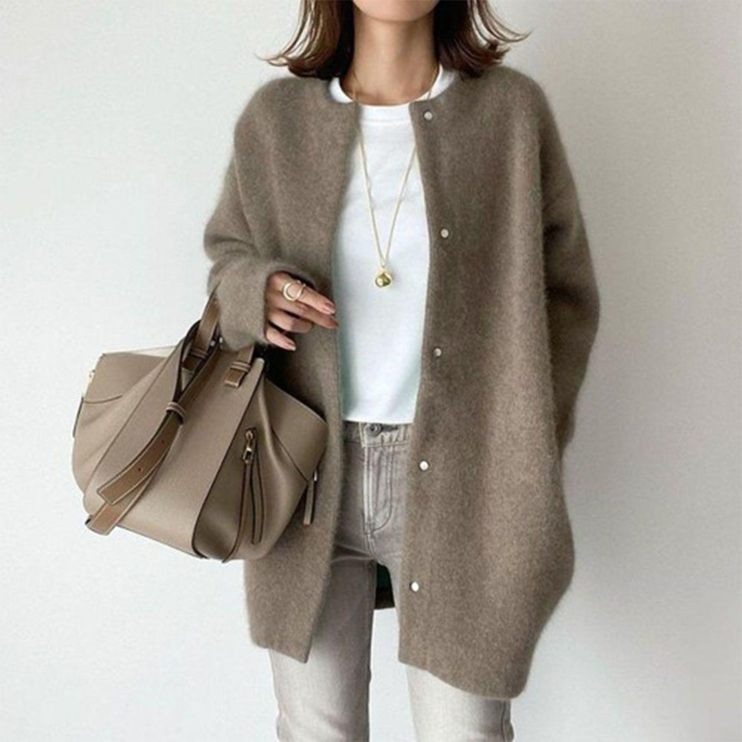 Designer Wool Coat, Stylish and Chic