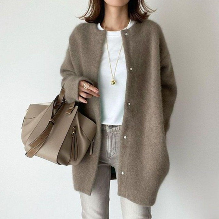 Designer Wool Coat, Stylish and Chic