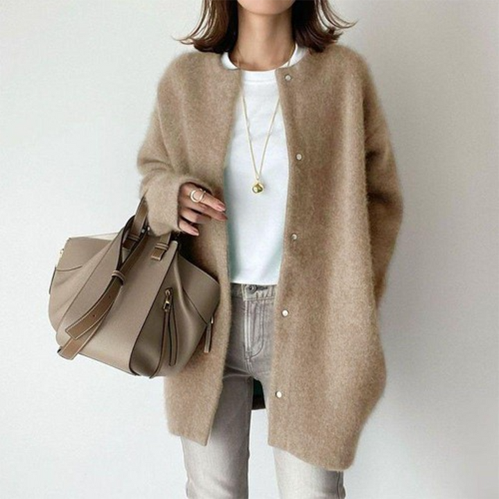 Designer Wool Coat, Stylish and Chic