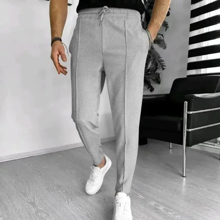 Men’s Slim Fit Pants with Drawstring | Casual
