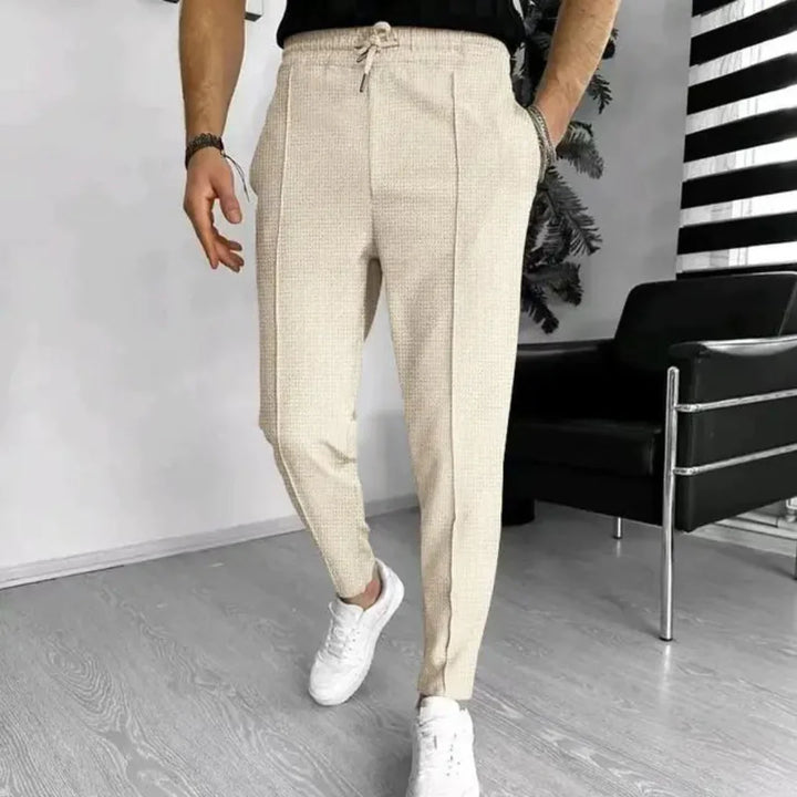 Men’s Slim Fit Pants with Drawstring | Casual