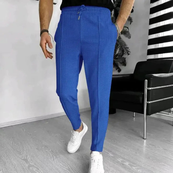 Men’s Slim Fit Pants with Drawstring | Casual